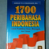 Image of 1700 Peribahasa Indonesia